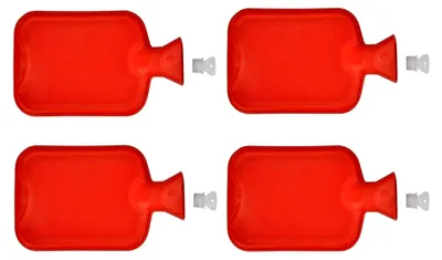 Produktbild von 4 Stück Gummi-Wärmflasche 2 Liter
