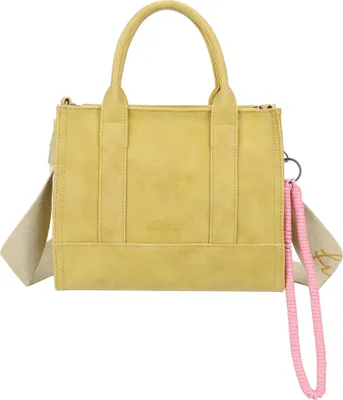 Produktbild von Fritzi aus Preußen Umhängetasche Handtasche Fritzi SquareN Vintage Crossbody Bag Light Curry senfgelb