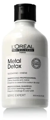 Immagine prodotto di L'Oréal Professionnel Série Expert Metal Detox Professional Shampoo Crema detergente anti-metallo per la lucentezza e la protezione dei capelli colorati 300 ml