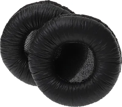 Produktbild von vhbw Ohrpolster kompatibel mit Sennheiser PC130, PC30, PMX200, PC131, PC145, PC36, PC140, PMX100, PX 100 Kopfhörer Headset, Kunststoff Schwarz