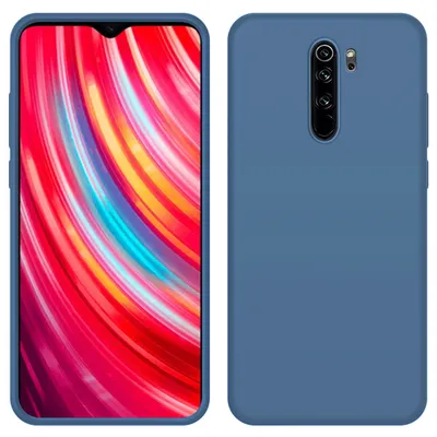 Immagine prodotto di Custodia Redmi Note 8 Pro, custodia protettiva in silicone liquido resistente agli urti e ai graffi per Xiaomi Redmi Note 8 Pro Blue