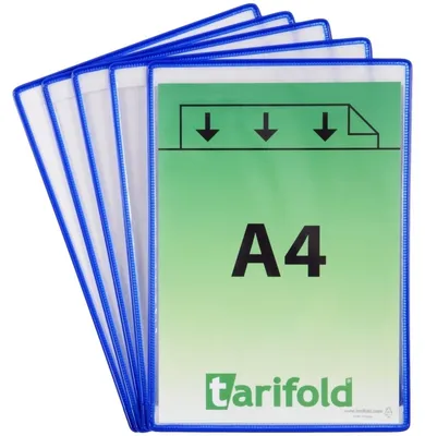 Productafbeelding van tarifold, individuele wandtafel, DIN A4, blauw