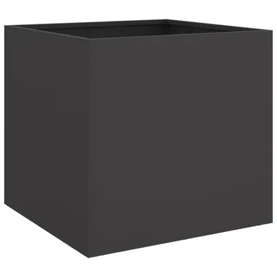 Obrázek produktu pro květináč 2 ks černý 42x40x39 cm ocelový