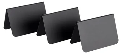 Produktbild von APS 12 Tischaufsteller, 10er-Set, PVC, 10,5 x 6 cm, Höhe 6,5 cm