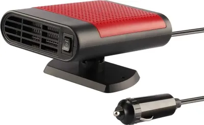 Obrázek produktu pro Topchances Car Fan Heater, přenosný ohřívač do auta, 30 sekund rychlého ohřevu rychlého odmrazování 12V 150W keramický ohřívač do auta, červený