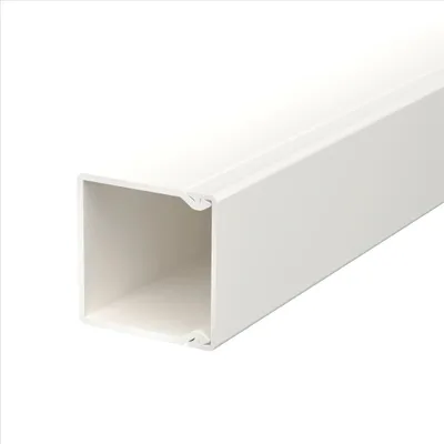 Produktbild von OBO WDK40040RW Wand-u.Deckenkanal m.Bodenlochung 40x40x2000 PVC 6191126