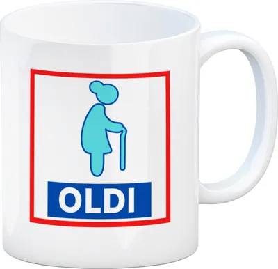 Produktbild von Oldi Discounter Kaffeebecher für Mama