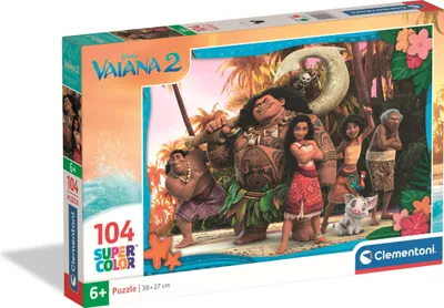 Image de CLEMENTONI Puzzle 104 Super Couleur Moana 2 25786