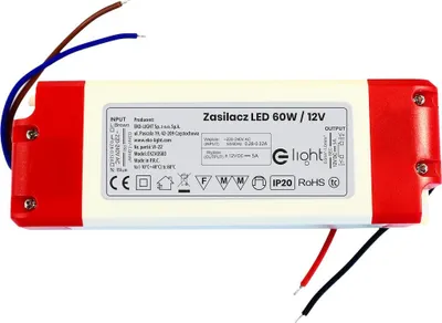 Obrázek produktu pro Napájecí zdroj pro LED zdroje 60W 12V Eko-Light Milagro EKZAS560