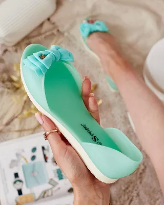 Zdjęcie produktu dla Royalfashion Damskie baleriny z kokardką Xollca, rozmiar 39