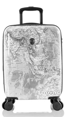 Image de HEYS trolley Journey 3G Trolley 21" Black / White Map blanc 55cm