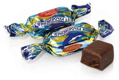 Produktbild von Schokokonfekt - Tschernomorotschka, in kakaohaltiger Fettglasur, 300 g
