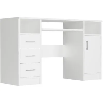 Obrázek produktu pro Psací stůl počítačový 120 cm zásuvky skříňka FRAMIRE N-11 bílá