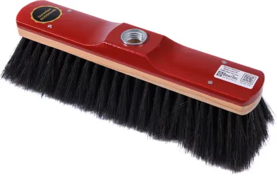 Produktbild von BawiTec Echt Rosshaarbesen Zimmerbesen 30cm lackiert Kehrbesen Rosshaar weich