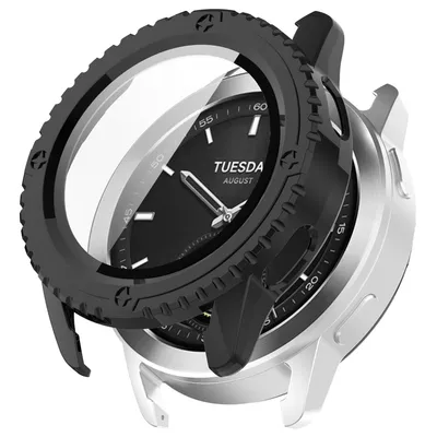 Obrázek produktu pro Pro Xiaomi Watch S3 Plastové pouzdro na chytré hodinky + H9 Ochranné sklo Black Cover
