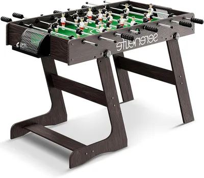 Produktbild von Tischfußballspiel – Kicker-Tisch – Fußballtisch – Spieltisch – Platzsparendes Modell – Klappbares Design
