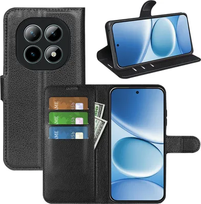 Produktbild von Wallet Case Klapphülle für Xiaomi Redmi Note 15 Pro 5G Schwarz