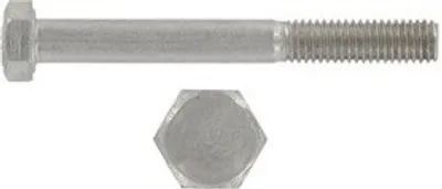 Produktbild von Schraube DIN 931 M10 x 130 Edelstahl A2 - Packung mit 50 Stück