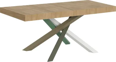 Produktbild von Ausziehtisch 140/400x90 cm Volantis Premium Eiche natur mehrfarbig Beine 4/A