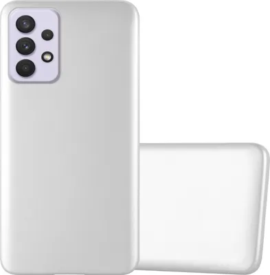 Produktbild von Cadorabo Schutzhülle für Samsung Galaxy A33 5G Hülle in Silber Handyhülle TPU Silikon Etui Cover Case