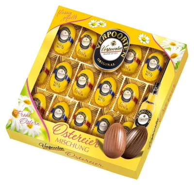 Verpoorten Eierlikör Pralinen Ostereier Mischung Packung 203g