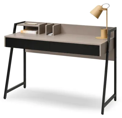 Immagine prodotto di Scrivania larga BATO - nero / beige