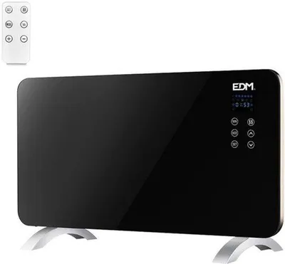 Zdjęcie produktu dla Grzejnik konwekcyjny - 1500 W, płyta szklana - elektryczny - montaż podłogowy - do salonu - nowoczesne ogrzewanie