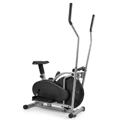 Produktbild von Clover Fitness - Ellipsentrainer Air Bike 2 in 1 Luftwiderstand Cross Training