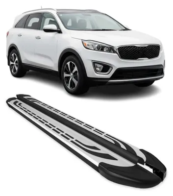Zdjęcie produktu dla Listwy progowe boczne listwy progowe boczne do Kia Sorento 2014-2020 aluminium czarne