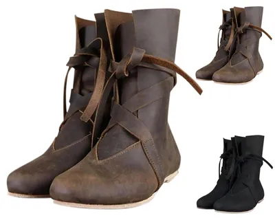 Imagen del producto de Botas retro uni - Cuero sintético (PU) - Color negro
