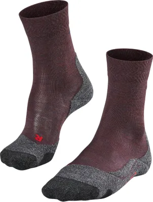 Image de Chaussettes de randonnée FALKE TK2 Melange pour femmes, couleur « winetasting », pointures 39-40
