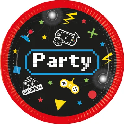 Immagine prodotto di Piatto da gioco, 23 cm, 8 pezzi.