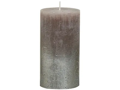 Obrázok produktu pre Sviečka Bolsius Rustik - tmavohnedá 130 x 68 mm (1 ks)