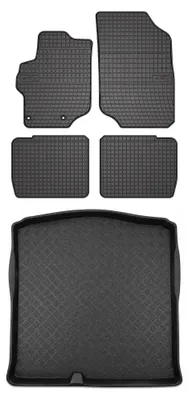 Immagine prodotto di Tappetini gomma SolidPRO + bagagliaio per Peugeot 301 2012- 5 pezzi