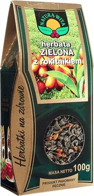 Produktbild von NATURA-WITA Grüner Tee mit Sanddorn 100g