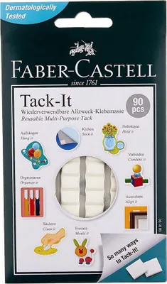 Produktbild von FABER-CASTELL Klebemasse Tack-It white