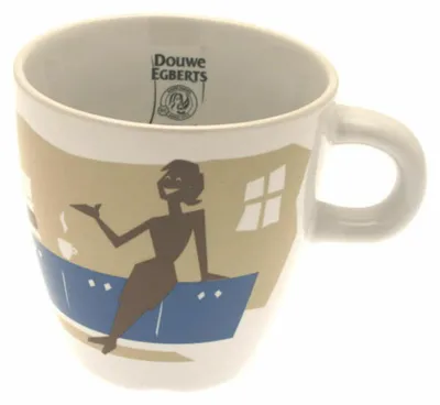 Obrázek produktu pro Douwe Egberts Design Tasse Kaffee Becher Kaffeetasse Blau Porzellan 250 ml