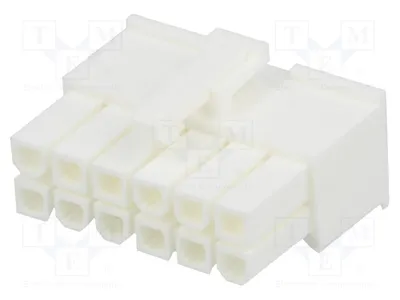 Obrázek produktu pro 5x Konektor samice, pro propojení kabelů/desek, 4,2 mm, 10127815-12LF, konektor Signteck, R