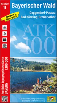 Produktbild von ATK100-11 Bayerischer Wald (Amtliche Topographische Karte 1:100000)