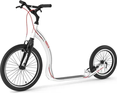 Produktbild von Tretroller Yedoo Rodstr 20/16 Alu Roller Scooter Sportroller Dogscooter weiß