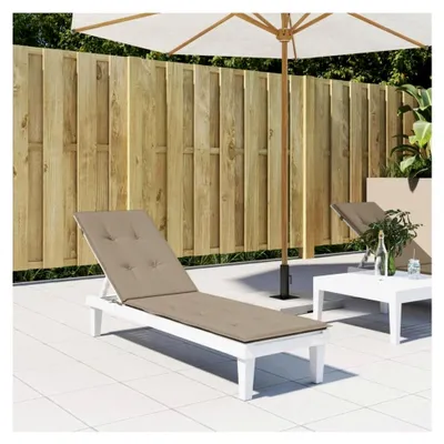 Produktbild von Liegestuhlauflage, Auflage für Hollywoodschaukel, Sonnenliege, Gartenliege, Liegenauflage, Deckchair Auflagen, Taupe (75+105) x50x3 cm