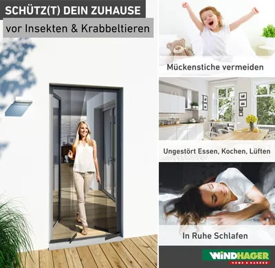 Produktbild von Türvorhang Standard 100 x 220 cm anthrazit