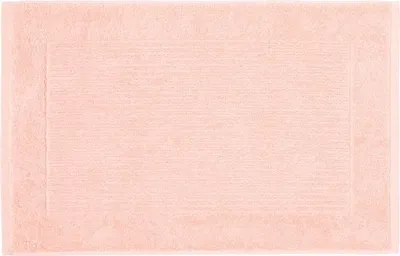 Image de HOMESCAPES Tapis de bain Imperial 100 % coton couleur pêche