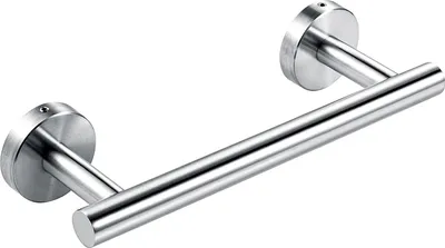 Produktbild von Handtuchhalter 23 cm gebürstet - Badezimmer - Küche - 304 Edelstahl - wandmontiert - 9'' Silber