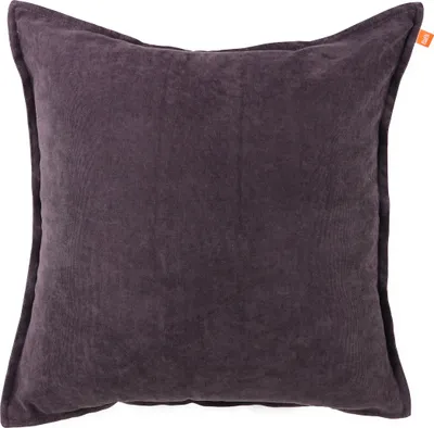 Produktbild von Kissenhülle Dekokissen Wendekissen Velours- Optik  50/50 cm Aubergine/Beige