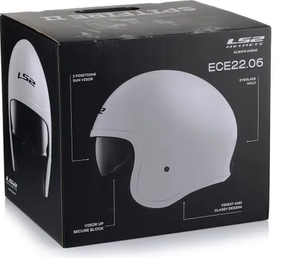 Zdjęcie produktu dla LS2 OF599 Kask odrzutowy Spitfire II Jeans, tytanowy, S (55/56)