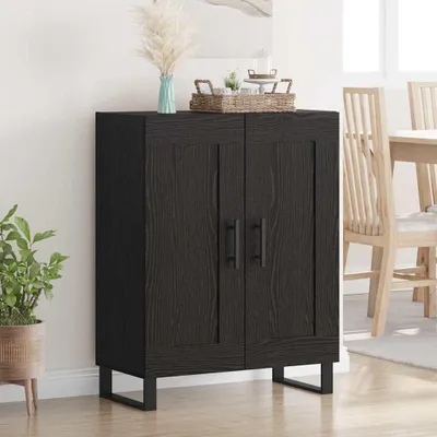 Immagine prodotto di vidaXL Credenza look rovere nero 69,5 x 34 x 90 cm
