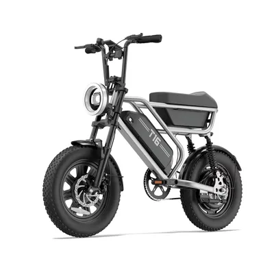 Produktbild von URLIFE T16 E-Bike für Erwachsene, 250-W-Motor, 48 V 13 Ah Akku, 16-Zoll geländegängige Reifen, Stadt- und Offroad-E-Bike