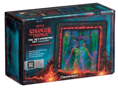 Produktbild von Clementoni Stranger Things Eleven Puzzle 520 Teile mit LED-Effekt und Rahmen