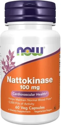 Productafbeelding van NOW Foods Nattokinase (60 capsules) 6684